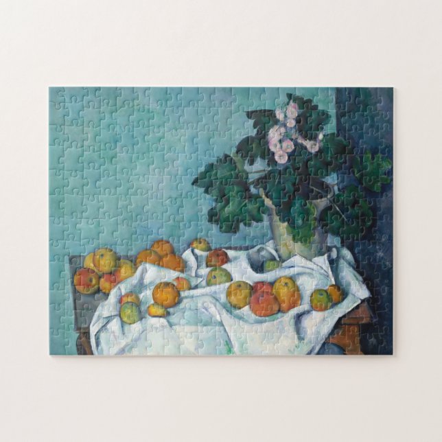 Cezanne Post Impressionism Still Life Flowers Jigsaw Puzzle (Horizontal)