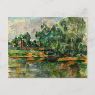 Cezanne - Riverbank Postcard