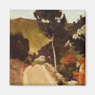 Cezanne - Road in Provence, Magnet