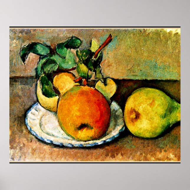 Cezanne - Still Life with Apples and Pears Poster (Front)