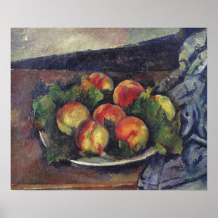 Cézanne - Still Life With Dish Of Peaches, 1890 Poster