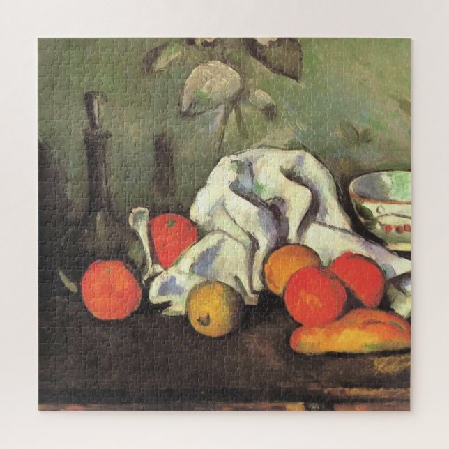 Cezanne - Still Life with Fruits Jigsaw Puzzle (Vertical)