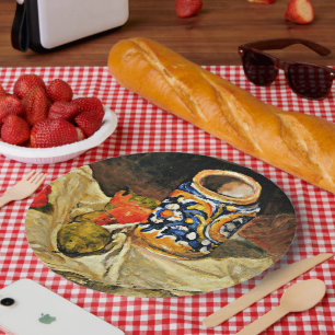 Cezanne - Still Life with Italian Earthenware Paper Plate