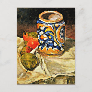 Cezanne - Still Life with Italian Earthenware Postcard