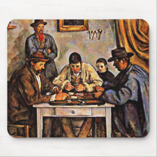 Cezanne - The Card Players-1892 Mouse Pad