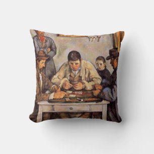 Cezanne: The Card Players, 1892 Throw Pillow