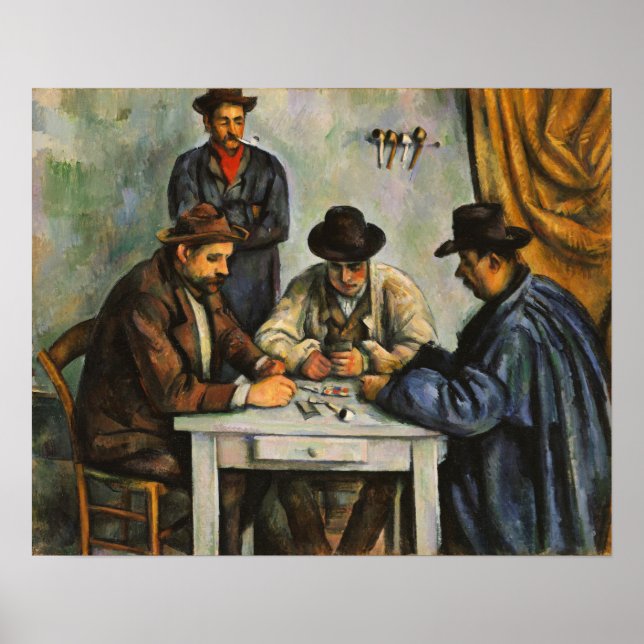 Cézanne - The Card Players 1893 Poster (Front)