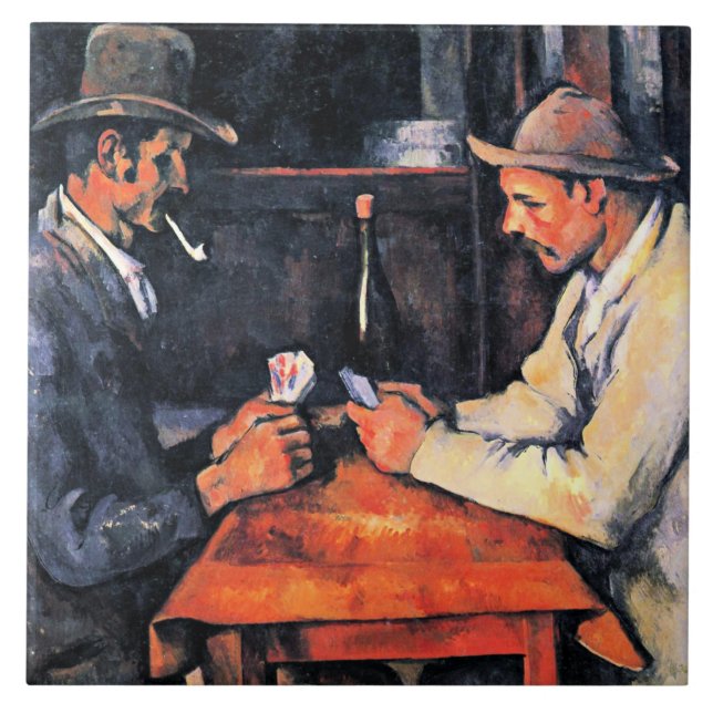 Cezanne - The Card Players (2) Tile (Front)