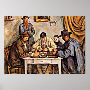 Cezanne - The Card Players (3), Poster