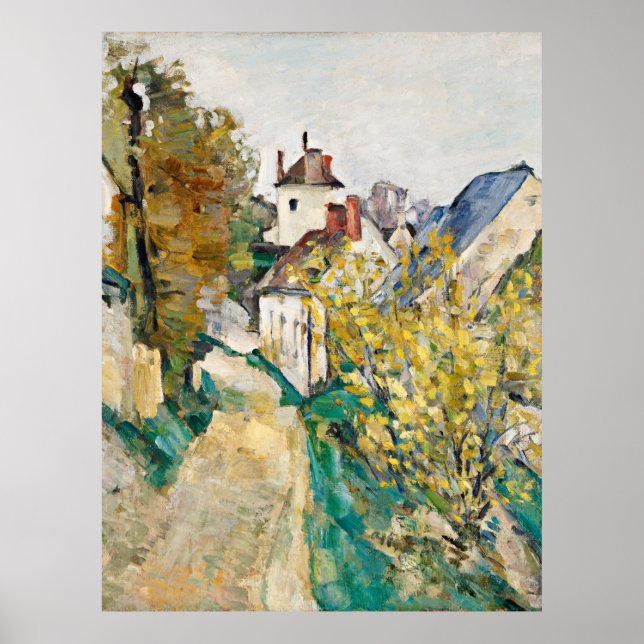 Cezanne, The House of Dr. Gachet, Auvers-sur-Oise, Poster (Front)