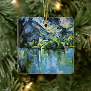 Cezanne - The Lac d'Annecy Ceramic Ornament