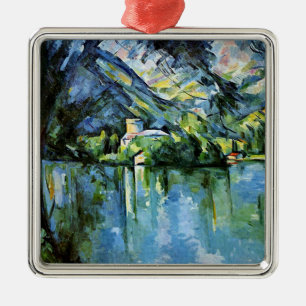 Cezanne - The Lac d'Annecy Metal Ornament