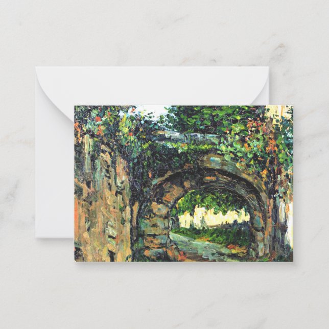 Cezanne - The Vault, fine art painting Card (Front)