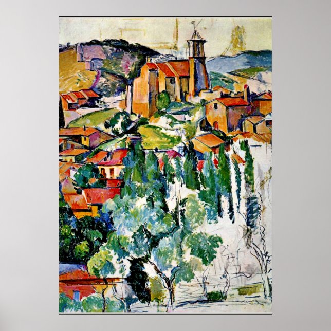Cezanne - The Village of Gardanne Poster (Front)