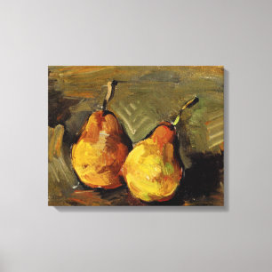 Cezanne - Two Pears, famous still life, Canvas Print
