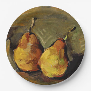 Cezanne - Two Pears Paper Plate
