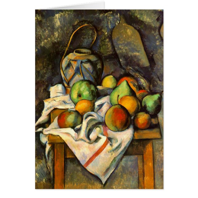 Cezanne Vase Paille Art Vintage (Devant)
