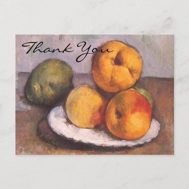 Cézanne's Still Life with Quince, Apples and Pears Postcard (Front)