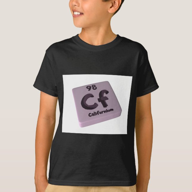 Cf Californium T-Shirt (Front)