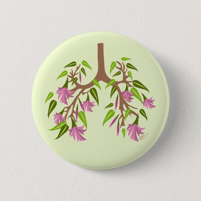 CF Spring 2 Inch Round Button (Front)