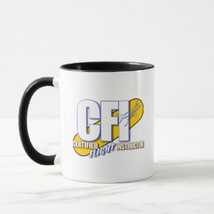 CFI LOGO - CERTIFIED FLIGHT INSTRUCTOR MUG