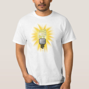 CFL Energy Saver Light Bulb T-Shirt