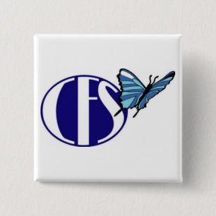 CFS Awareness (Square Button) 2 Inch Square Button