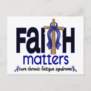 CFS Chronic Fatigue Syndrome Faith Matters Postcard