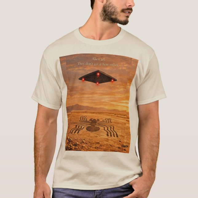 CG17S T-Shirt - Nazca Spider (Front)