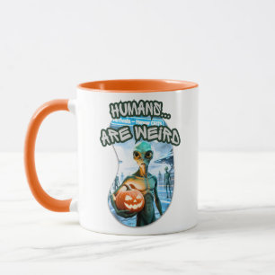 CG17s UFO Halloween - Humans... are weird Mug
