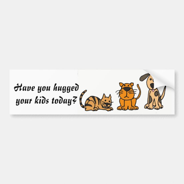 CG- Have you hugged your kids today sticker (Front)