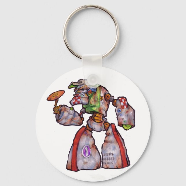 CG Robot Keychain (Front)
