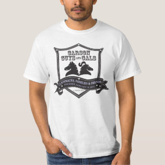 CGAG Value Men's T-White Front side Print $12.95 T-Shirt