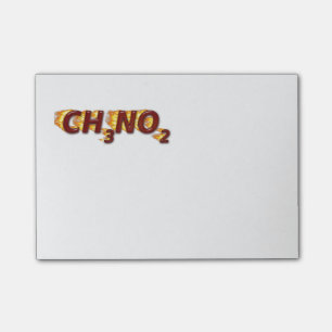CH3NO2 - Nitro Post-it Notes