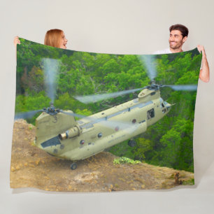 CH-47F CHINOOK FLEECE BLANKET