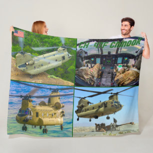 CH-47F CHINOOK FLEECE BLANKET
