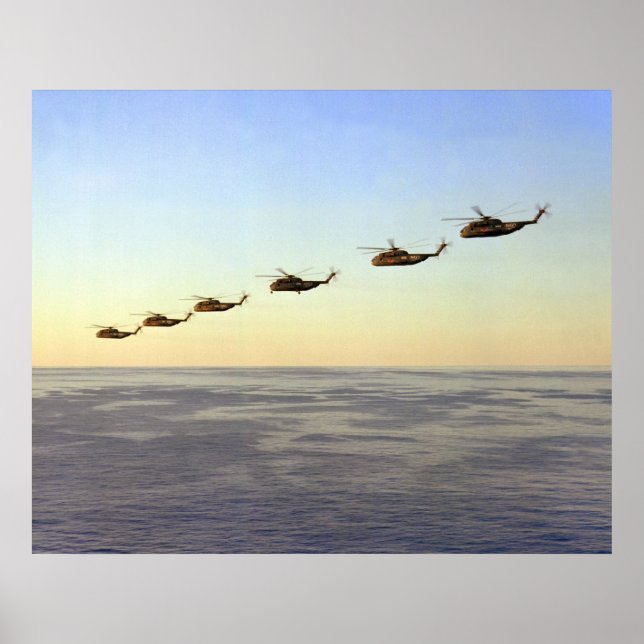 CH-53D Sea Stallions Poster (Front)