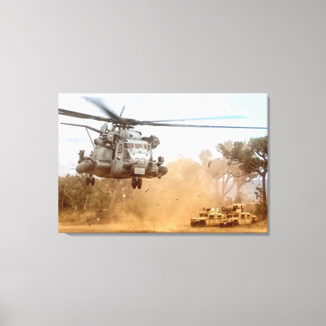CH-53E SUPER STALLION 24x36 Canvas Print (Front)