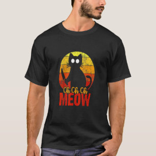 Ch Ch Ch Meow Scary Halloween Cat Horror Slasher K T-Shirt
