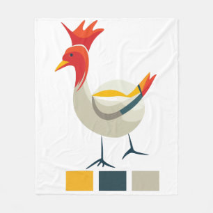 Ch ch Chicken Fleece Blanket