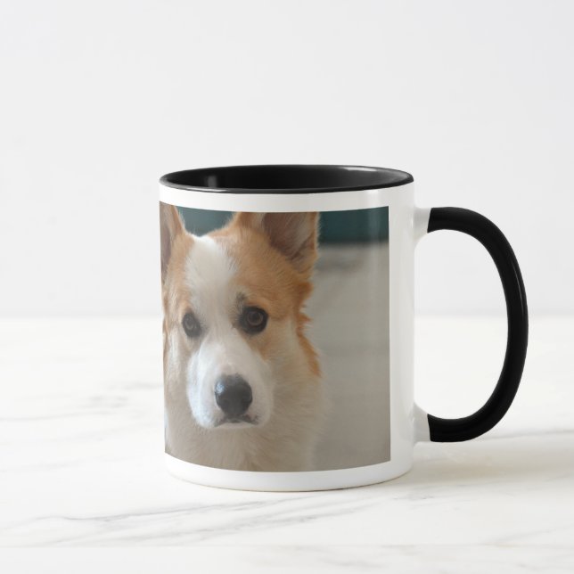 CH. DOZER - pembroke welsh corgi face Mug (Right)