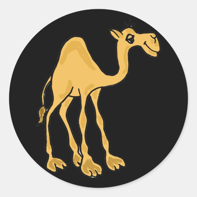 CH- Drôle Stickers Camel Cartoon (Devant)