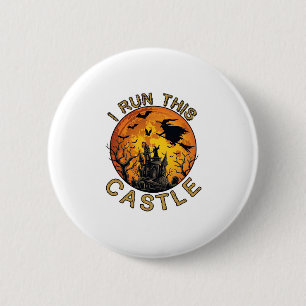 Ch Meow Halloween Haunted Castle (2)_1 2 Inch Round Button