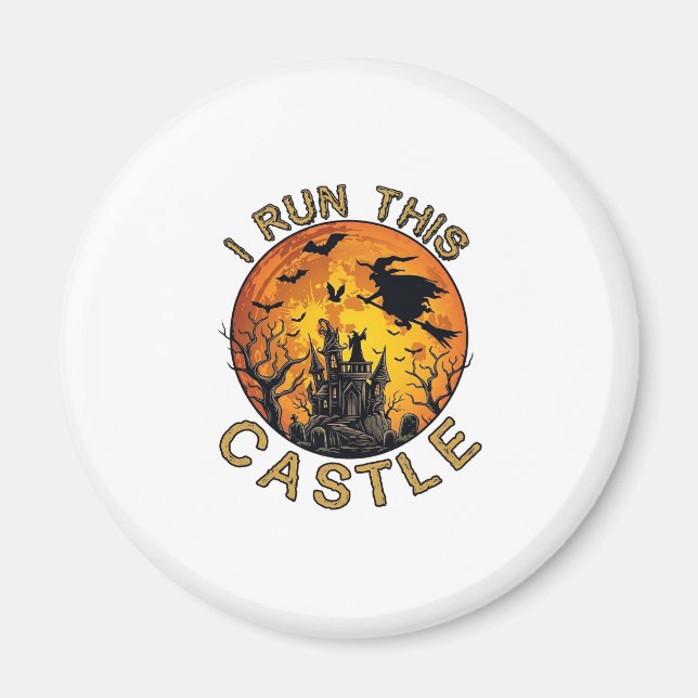 Ch Meow Halloween Haunted Castle (2)_1 Magnet (Front)