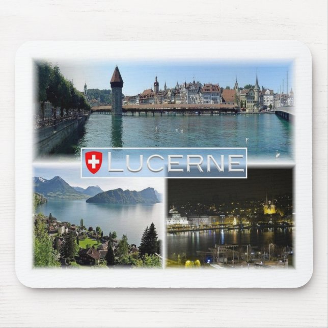 CH Swiss - Switzerland - Lucerne - Luzern - Mouse Pad (Front)