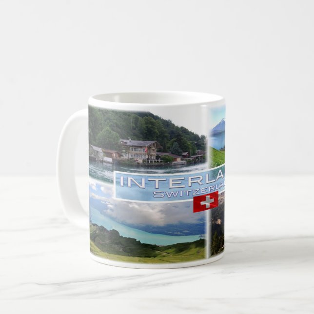 CH Switzerland - Interlaken - Lake Thun - Thunerse Coffee Mug (Front Left)