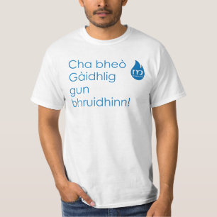 Cha bheò Gàidhlig gun bhruidhinn! T-Shirt