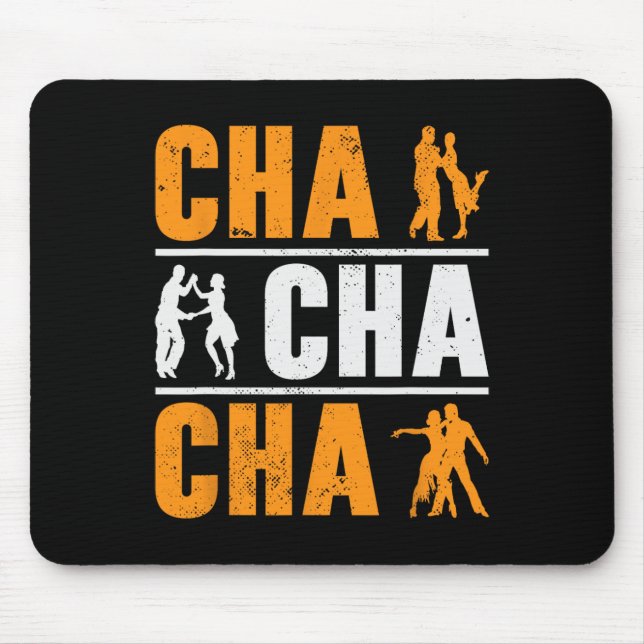 Cha Cha Cha Dancer Dancing Cuban Dance  Mouse Pad (Front)