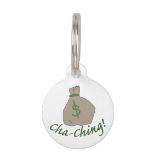 Cha-ching Bag Pet Tag