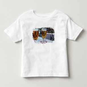 Chablis; two cool beers at 42 degrees hot summer toddler t-shirt